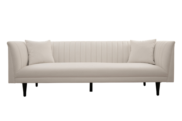 Baxter Three Seat Sofa – Parchment - image 1