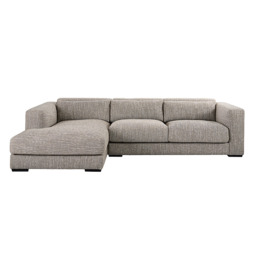 "Dolce Corner Sofa Left Hand Dark Taupe Linen " - thumbnail 8