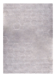 "Alveare Silver Rug "