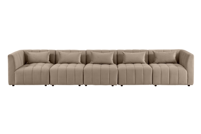 "Essen Five Seat Sofa – Taupe " - image 1