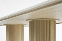 Ophelia Washed Grey  XL Dining Table - thumbnail 9