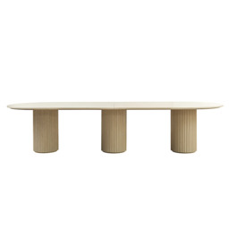 Ophelia Washed Grey  XL Dining Table - thumbnail 8