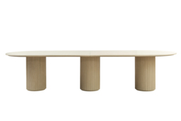 Ophelia Washed Grey  XL Dining Table