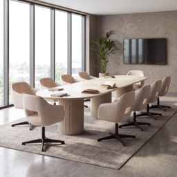 Ophelia Washed Grey  XL Dining Table - thumbnail 3