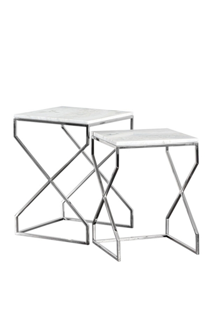 "Alhambra Silver Nesting tables " - image 1