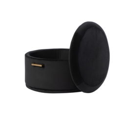 Aria Brass Coffee Table and Storage Ottoman Black - Set - thumbnail 9