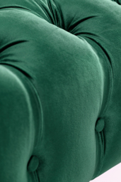 Grosvenor Two Seat Sofa - Bottle Green - Brushed Silver - thumbnail 6