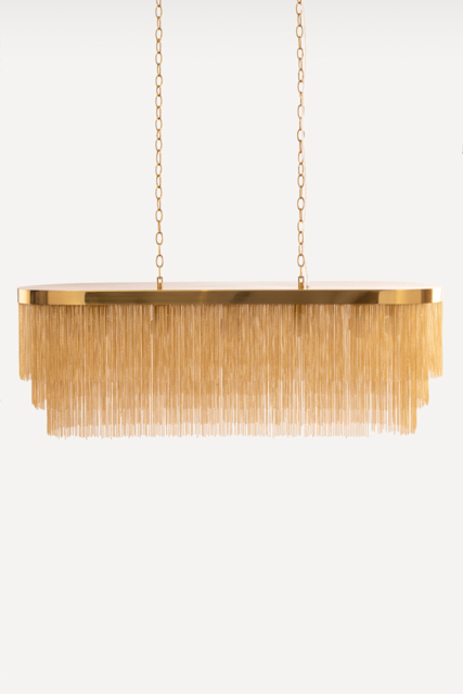 Stanwyck Capsule Pendant light Brass - image 1