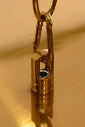 Stanwyck Capsule Pendant light Brass - thumbnail 6
