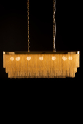 Stanwyck Capsule Pendant light Brass - thumbnail 4