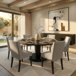 Chatsworth Dining Chair – Limestone - thumbnail 3