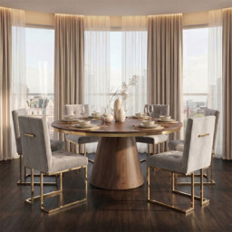 Lorenzo Dining Chair - Dove Grey - thumbnail 2