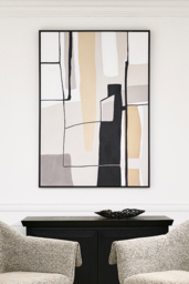 Brownstone Two - Hand-Painted Wall Art
