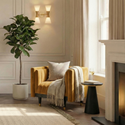 Metz Armchair - Camel - thumbnail 2