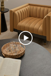 Metz Armchair - Camel - thumbnail 3