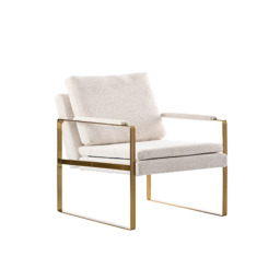 "Solaris Lounge Chair – Oatmeal " - thumbnail 9