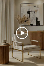 "Solaris Lounge Chair – Oatmeal " - thumbnail 3