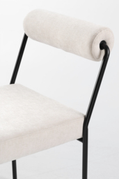 Set of 2 Nosta dining chairs - Light Taupe - thumbnail 8