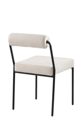 Set of 2 Nosta dining chairs - Light Taupe - thumbnail 6