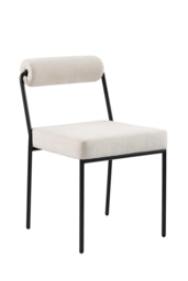 Set of 2 Nosta dining chairs - Light Taupe - thumbnail 7