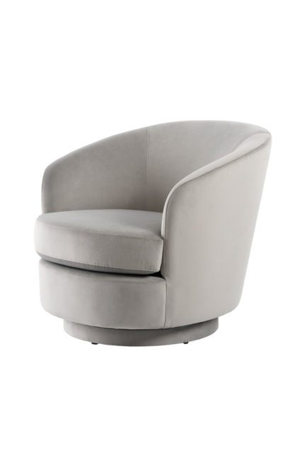 "Melville Swivel Chair - Dove Grey " - image 1