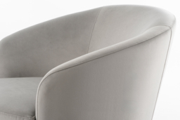 "Melville Swivel Chair - Dove Grey  " - thumbnail 6
