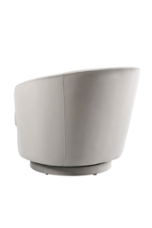 "Melville Swivel Chair - Dove Grey  " - thumbnail 3