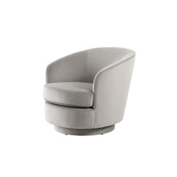 "Melville Swivel Chair - Dove Grey  " - thumbnail 7