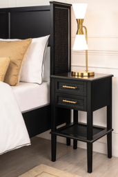 Kingston Wicker Bedside Table - thumbnail 2