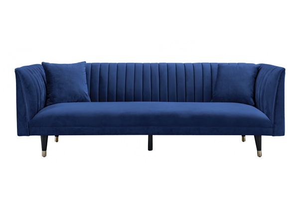 Baxter Three Seat Sofa - Navy Blue - image 1