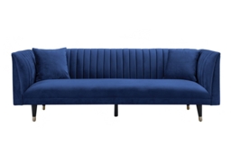Baxter Three Seat Sofa - Navy Blue - thumbnail 1