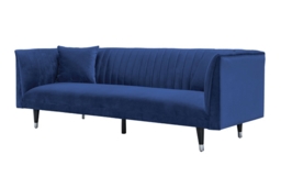Baxter Three Seat Sofa - Navy Blue - thumbnail 3