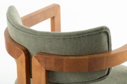 Jolie Dining Chair – Sage Green – Chestnut Frame - thumbnail 7