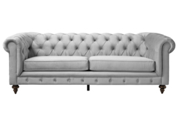 Monty Three Seat Sofa - Dove Grey - thumbnail 1