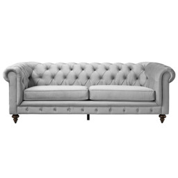 Monty Three Seat Sofa - Dove Grey - thumbnail 8
