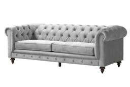 Monty Three Seat Sofa - Dove Grey - thumbnail 3