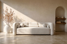 Munich Three Seat Sofa – Chalk - thumbnail 2