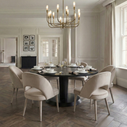 Rossini Dining Chair Taupe - thumbnail 2