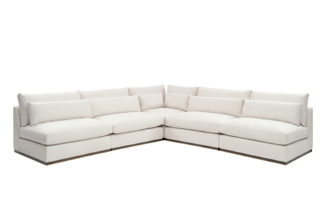 Burbank Extra-Large No-Arm Corner Sofa - image 1