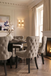 Margonia Dining Chair - Taupe - thumbnail 3