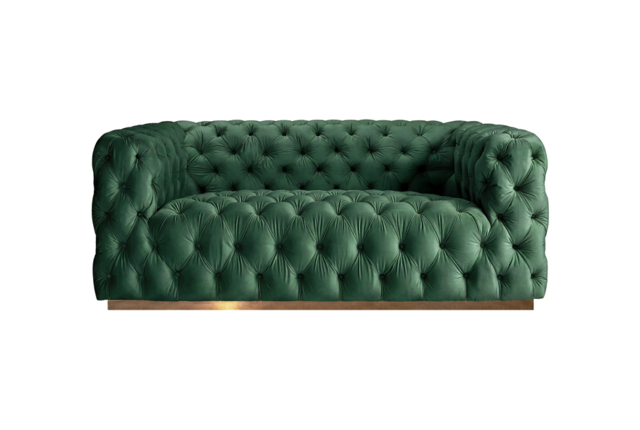 Frankfurt Two Seat Sofa - Bottle Green - image 1