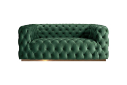 Frankfurt Two Seat Sofa - Bottle Green - thumbnail 1