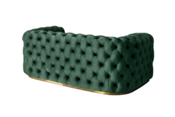 Frankfurt Two Seat Sofa - Bottle Green - thumbnail 5