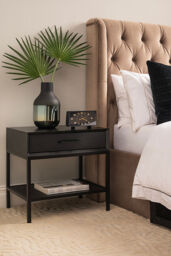 Duo Black Bedside Table - thumbnail 8