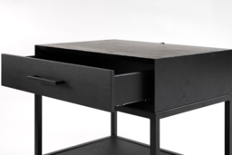 Duo Black Bedside Table - thumbnail 4