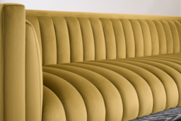 Metz Three Seater Sofa - Olive - thumbnail 5