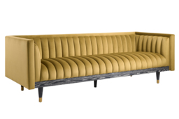 Metz Three Seater Sofa - Olive - thumbnail 3