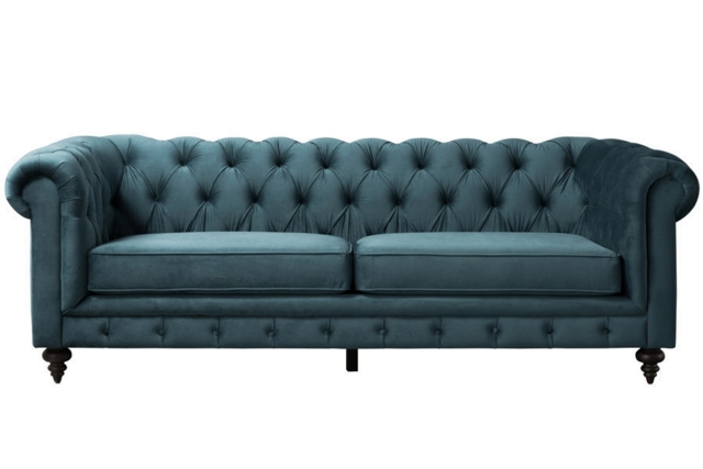 Monty Three Seat Sofa - Peacock - image 1