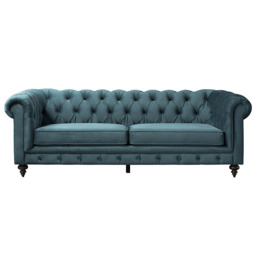 Monty Three Seat Sofa - Peacock - thumbnail 8