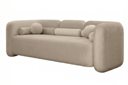 Munich Three Seat Sofa – Taupe - thumbnail 3